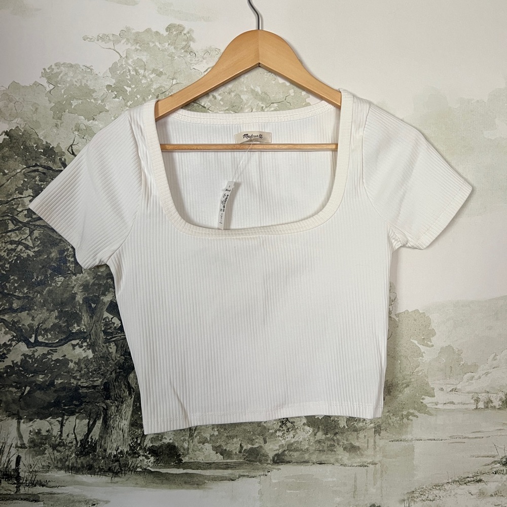Madewell Ribbed Crop Top